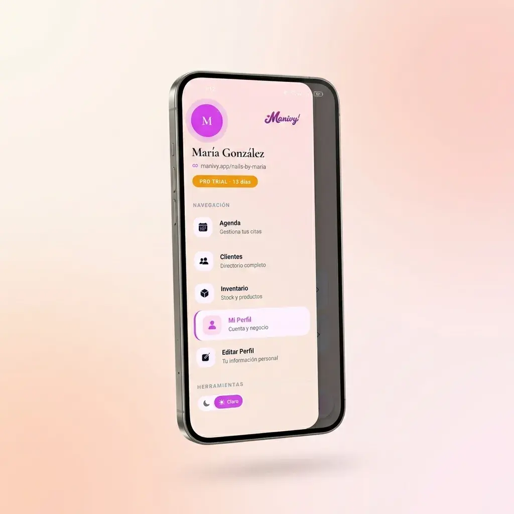 Manivy App - Control de agenda y clientes para salones de belleza