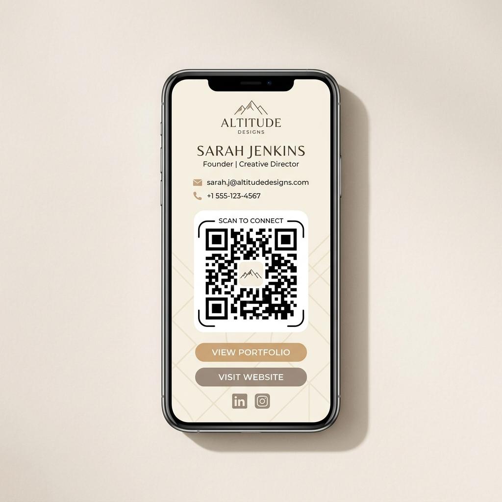 Tarjeta digital QR